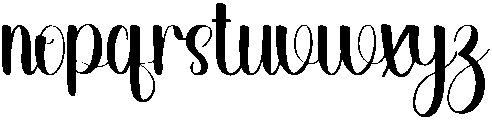 Vacation Regular otf (400) Font LOWERCASE