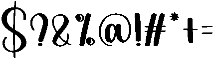Vacation Regular otf (400) Font OTHER CHARS