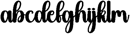 Vacation Regular otf (400) Font LOWERCASE