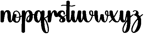 Vacation Regular otf (400) Font LOWERCASE