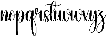 Vacation Regular otf (400) Font LOWERCASE