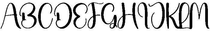 Vacation Regular otf (400) Font UPPERCASE
