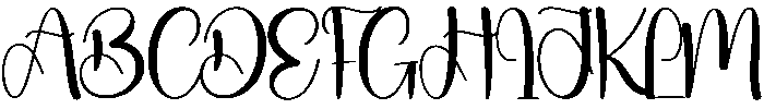 Vacation Regular otf (400) Font UPPERCASE