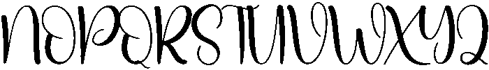 Vacation Regular otf (400) Font UPPERCASE