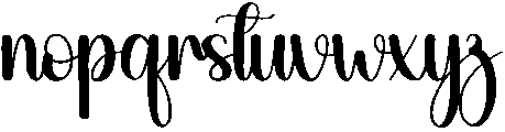 Vacation Regular otf (400) Font LOWERCASE