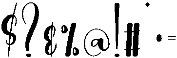 Vacation Regular otf (400) Font OTHER CHARS