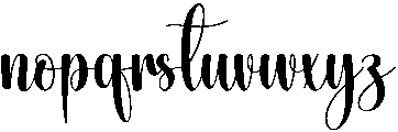 Vacation Regular otf (400) Font LOWERCASE