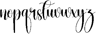 Vacation Regular otf (400) Font LOWERCASE