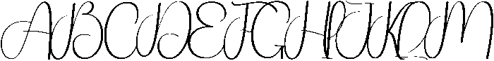 Vacation Regular otf (400) Font UPPERCASE