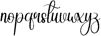 Vacation Regular otf (400) Font LOWERCASE