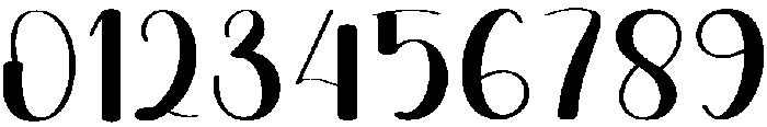 Vacation Regular otf (400) Font OTHER CHARS