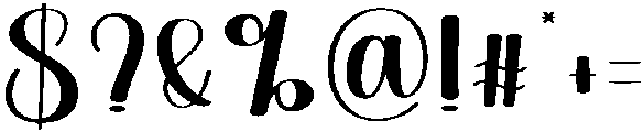 Vacation Regular otf (400) Font OTHER CHARS