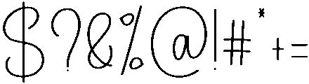Vacation Regular otf (400) Font OTHER CHARS