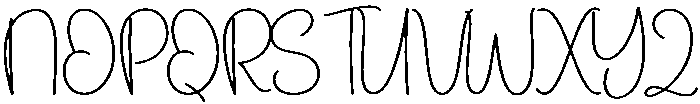 Vacation Regular otf (400) Font UPPERCASE