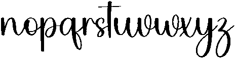 Vacation Regular otf (400) Font LOWERCASE