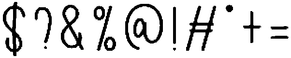 Vacation Regular otf (400) Font OTHER CHARS