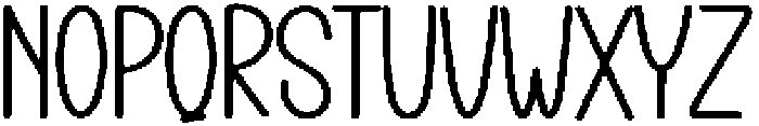 Vacation Regular otf (400) Font LOWERCASE