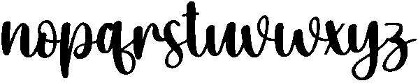Vacation Regular otf (400) Font LOWERCASE