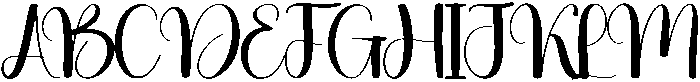 Vacation Regular otf (400) Font UPPERCASE