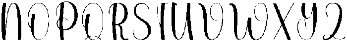 Vacation Regular otf (400) Font UPPERCASE