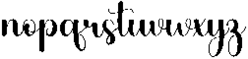 Vacation Regular otf (400) Font LOWERCASE