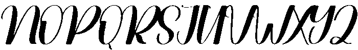 Vacation Regular otf (400) Font UPPERCASE