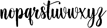 Vacation Regular otf (400) Font LOWERCASE