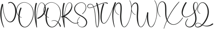 Vacation Signature Regular otf (400) Font UPPERCASE