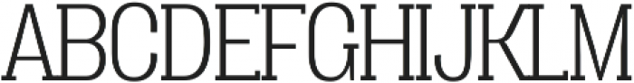 Vacer Serif ttf (300) Font UPPERCASE
