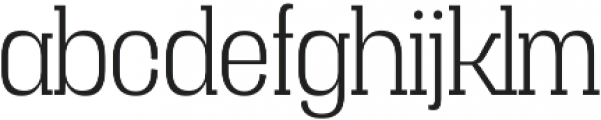 Vacer Serif ttf (300) Font LOWERCASE