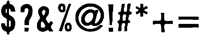 Vacoste Regular otf (400) Font OTHER CHARS