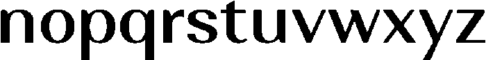 Vactine Medium otf (500) Font LOWERCASE