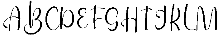 Vagabond Regular otf (400) Font UPPERCASE