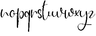 Vagabond Regular otf (400) Font LOWERCASE