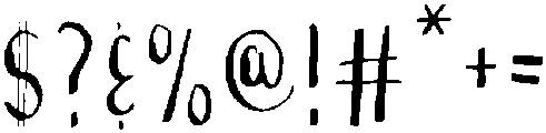 Vagabond Regular otf (400) Font OTHER CHARS