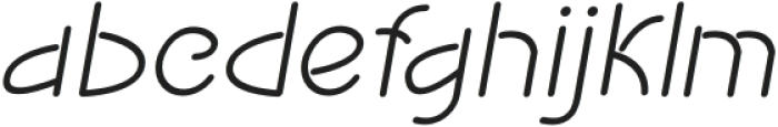 Vagary Bold Italic otf (700) Font LOWERCASE