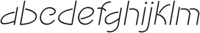 Vagary Italic otf (400) Font LOWERCASE