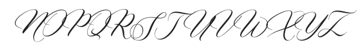 VagenthaCalligraphy otf (400) Font UPPERCASE