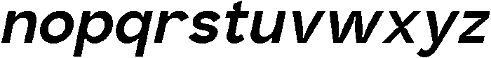Vagnola Italic otf (400) Font LOWERCASE