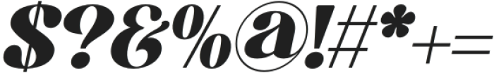 Vakanza Italic otf (400) Font OTHER CHARS