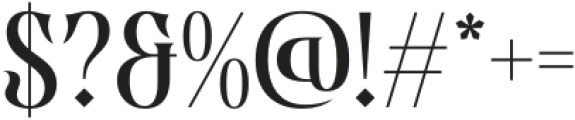 Valacia Regular otf (400) Font OTHER CHARS