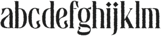 Valacia Rough otf (400) Font LOWERCASE