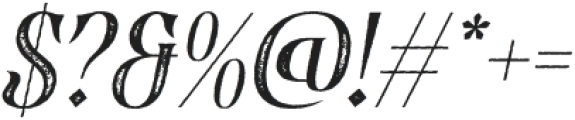 Valacia Stamp Italic otf (400) Font OTHER CHARS