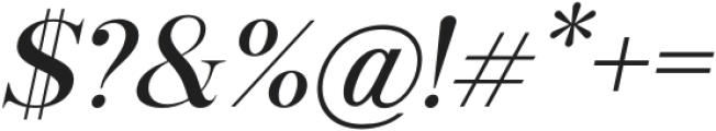 Valdo Medium Italic otf (500) Font OTHER CHARS