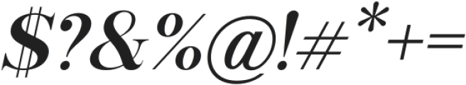Valdo SemiBold Italic otf (600) Font OTHER CHARS