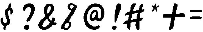 Valencia Script otf (400) Font OTHER CHARS