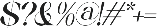 Valencie Italic otf (400) Font OTHER CHARS