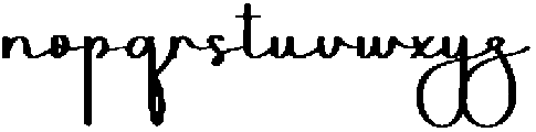 Valendays Regular otf (400) Font LOWERCASE