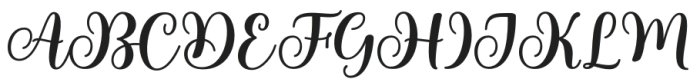 Valentina Holiday Script Regular otf (400) Font UPPERCASE