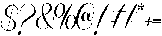 Valentina Regular otf (400) Font OTHER CHARS